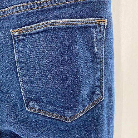 Frame Denim Le High Skinny Ankle Womens Size 26 Jeans Blue Distressed Tapered - Picture 11 of 12